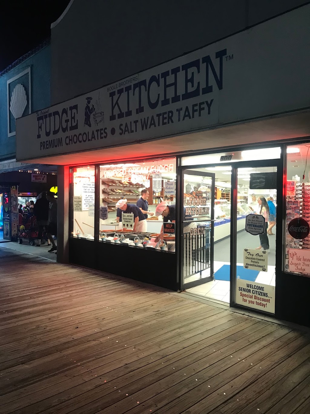 The Original Fudge Kitchen | 800 Boardwalk, Ocean City, NJ 08226 | Phone: (609) 398-7457