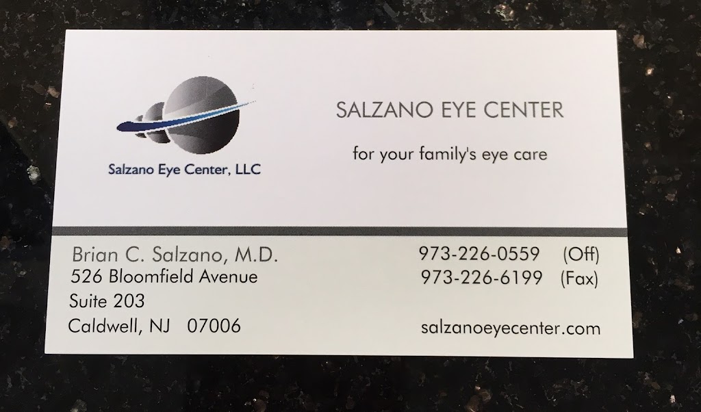 Salzano Eye Center, LLC | 195 Fairfield Ave STE 2B, West Caldwell, NJ 07006 | Phone: (973) 226-0559