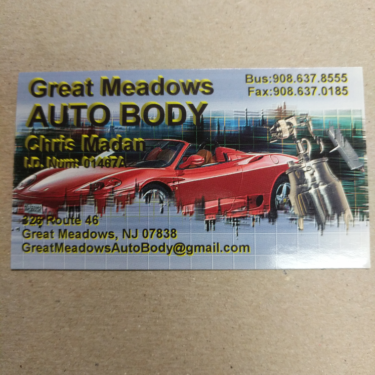 Great Meadows Auto Body | 2 Island Rd, Great Meadows, NJ 07838 | Phone: (908) 637-8555