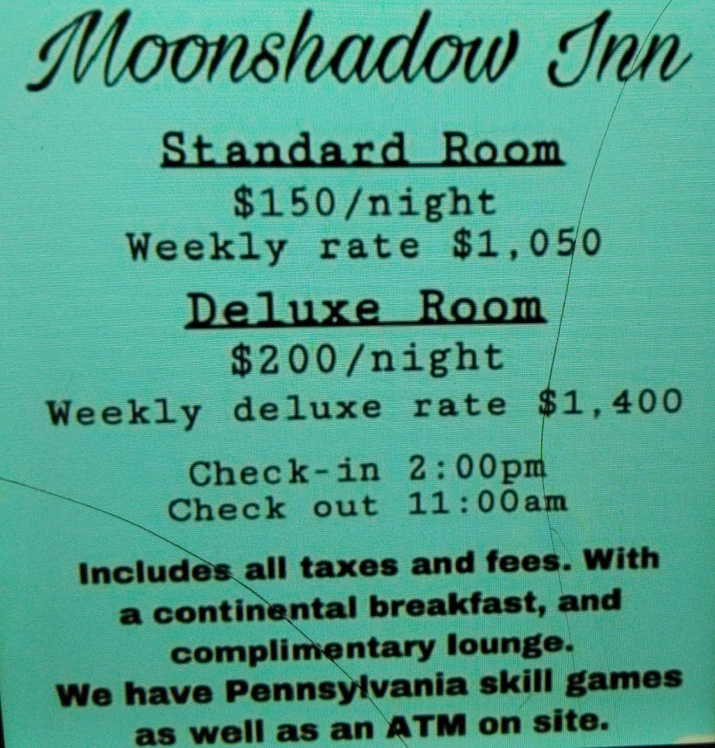 Moonshadow inn | 87 Milanville Rd, Beach Lake, PA 18405 | Phone: (570) 352-5298