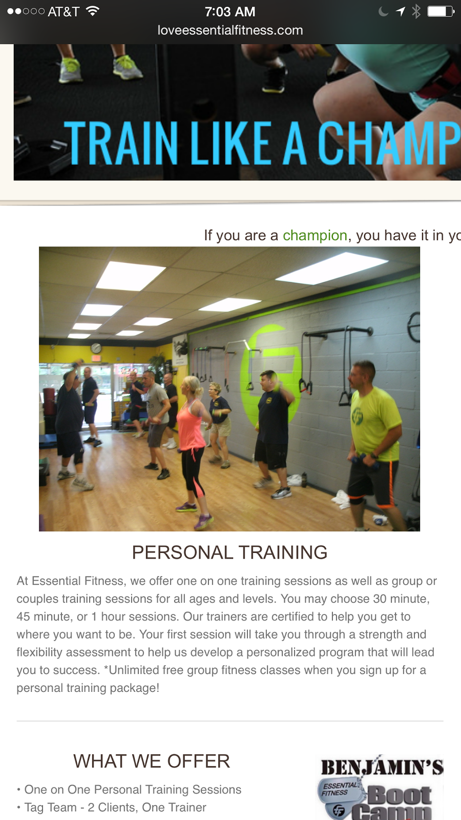 Essential Fitness | 186 Broadway, Port Ewen, NY 12466 | Phone: (845) 332-4212