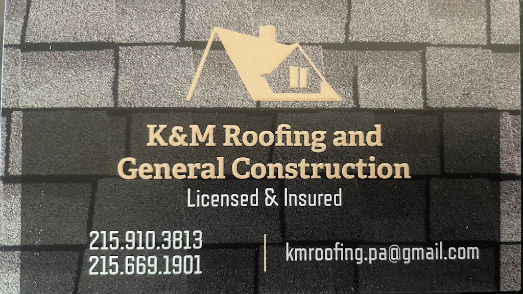 K&M Roofing and General Construction | 6514 PA-412, Riegelsville, PA 18077 | Phone: (215) 910-3813