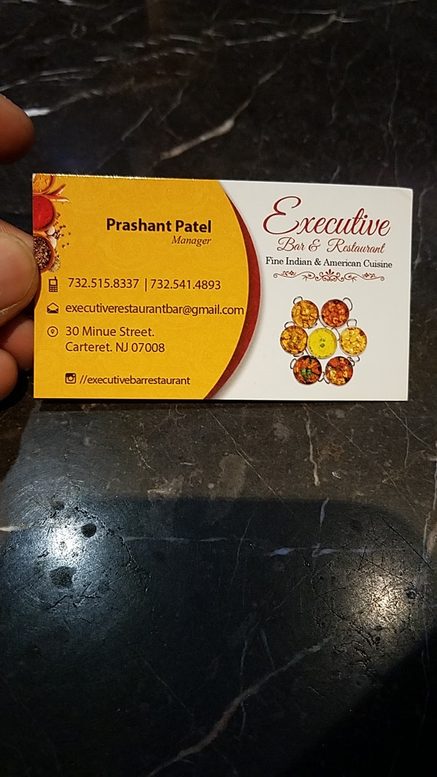 Executive bar & restaurant Fine Indian American cuisine | 30 Minue St, Carteret, NJ 07008 | Phone: (732) 541-4893