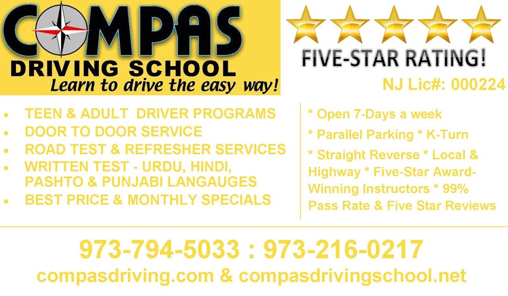 Compas Driving School | 644 Boonton Ave, Boonton, NJ 07005 | Phone: (973) 794-5033