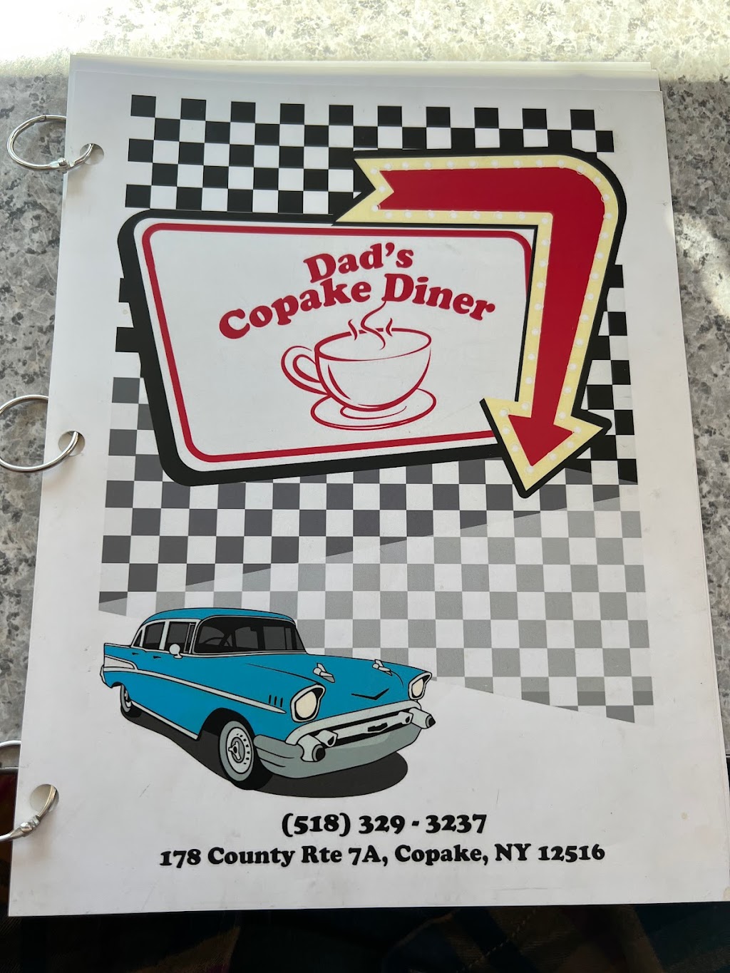Dads Copake Diner | 178 County Rte 7A, Copake, NY 12516 | Phone: (518) 329-3237