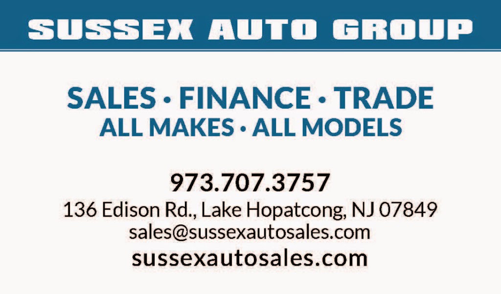 Sussex Auto Group | 134 US-206, Augusta, NJ 07822 | Phone: (973) 707-3757
