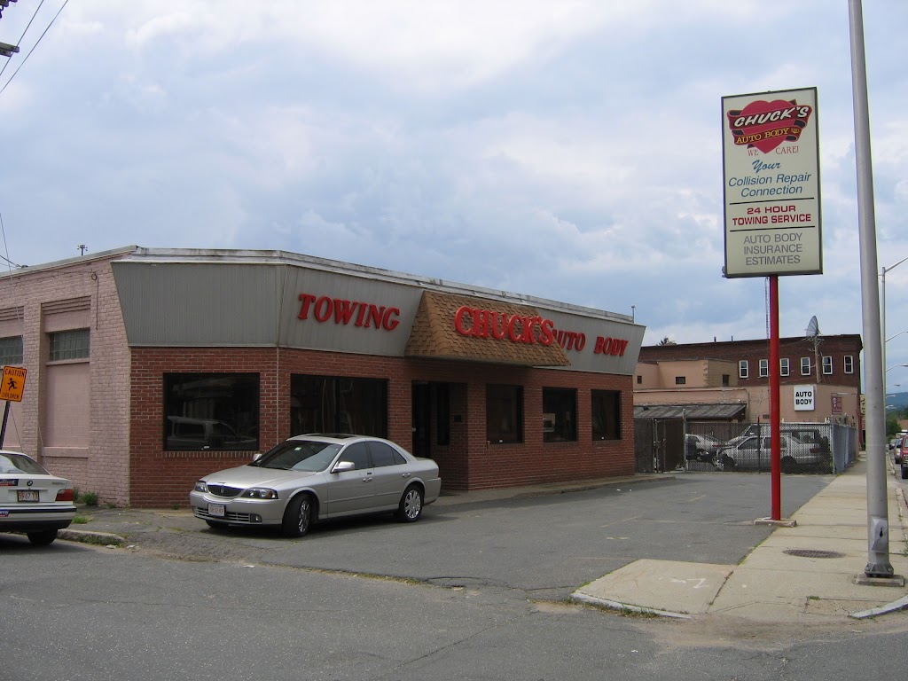 Chucks Auto Body and Towing | 78 West St, Chicopee, MA 01013 | Phone: (413) 592-6511