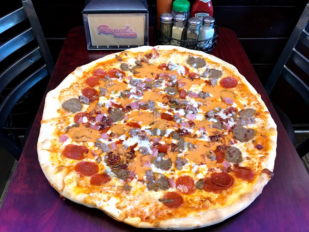 Romeos Pizza | 130 Route 33 West. Andee Plaza, Manalapan Township, NJ 07726 | Phone: (732) 308-9100