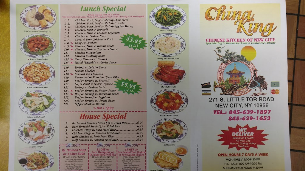 China King | 271 S Little Tor Rd #1617, New City, NY 10956 | Phone: (845) 639-1897
