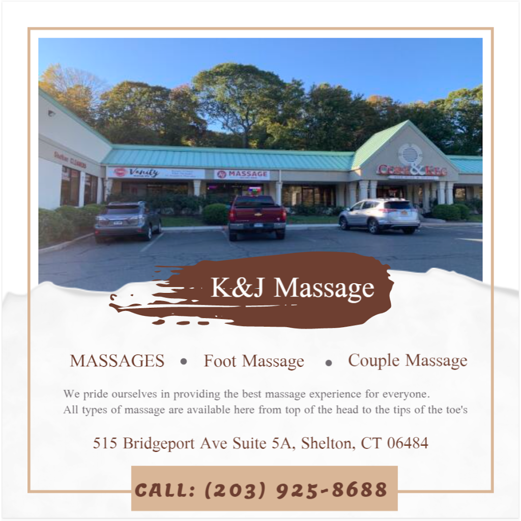 K&J Massage | 515 Bridgeport Ave #5A, Shelton, CT 06484 | Phone: (203) 925-8688