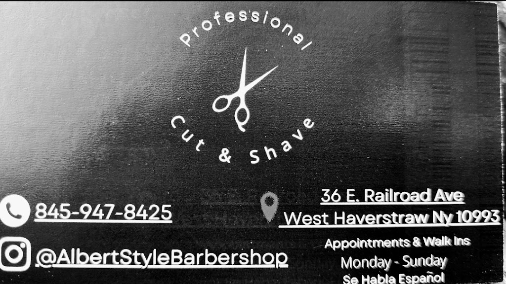 Albert Style Barber Shop | 36 E Railroad Ave, West Haverstraw, NY 10993 | Phone: (845) 553-9699