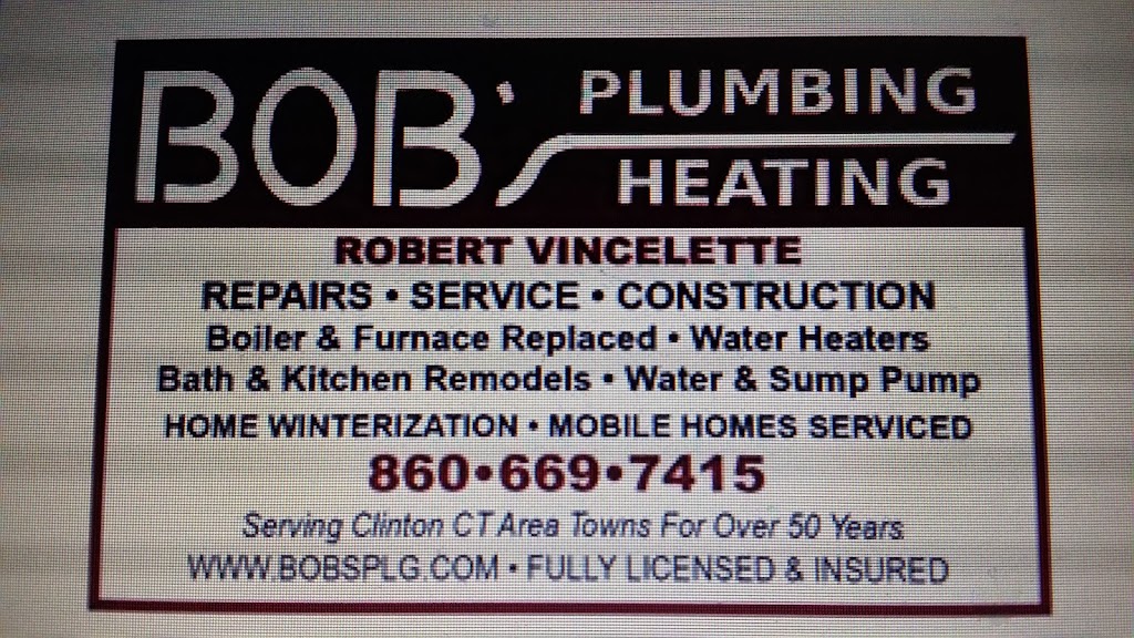 Bobs Plumbing & Heating | 38 Fish Plain Rd, Clinton, CT 06413 | Phone: (860) 669-7415