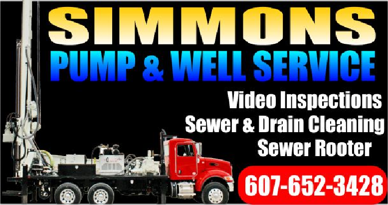 Simmons Water Well, Plumbing and Drain Cleaning | 292 Hornbeck Rd, Harpersfield, NY 13786 | Phone: (607) 652-3428