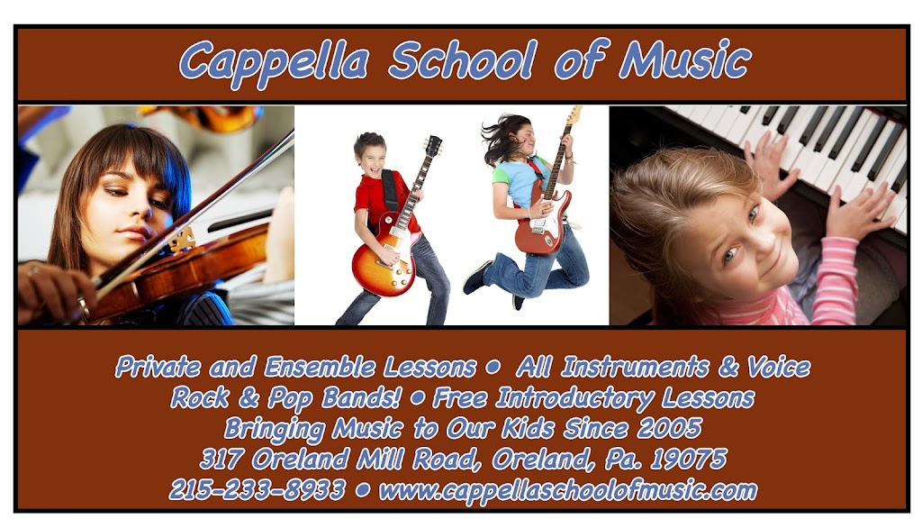 Cappella School of Music | 317 Oreland Mill Rd second floor, Oreland, PA 19075 | Phone: (215) 233-8933