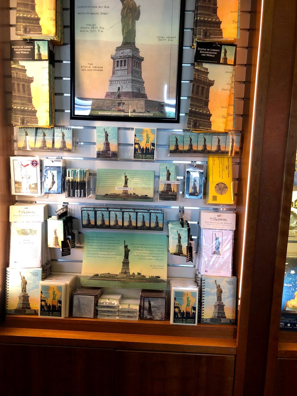 Statue of Liberty Museum Shop | 1 Liberty Island - Ellis Island, New York, NJ 10004 | Phone: (212) 363-3180