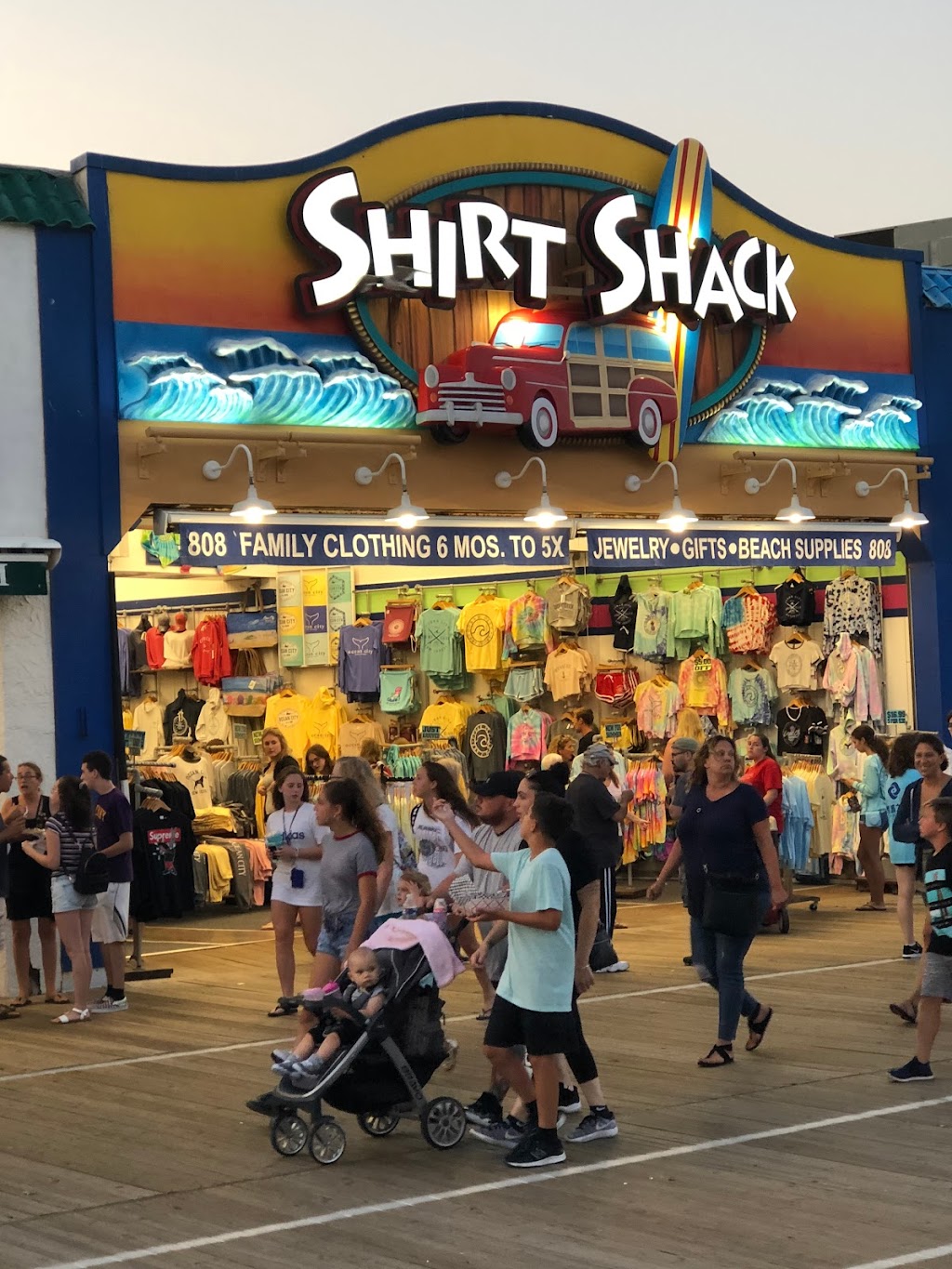 Shirt Shack | 808 Boardwalk, Ocean City, NJ 08226 | Phone: (609) 398-5402