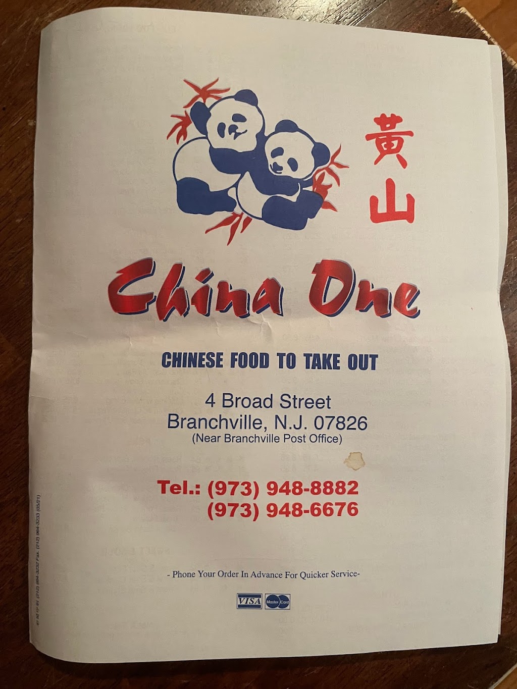 China One | 4 Broad St, Branchville, NJ 07826 | Phone: (973) 948-8882