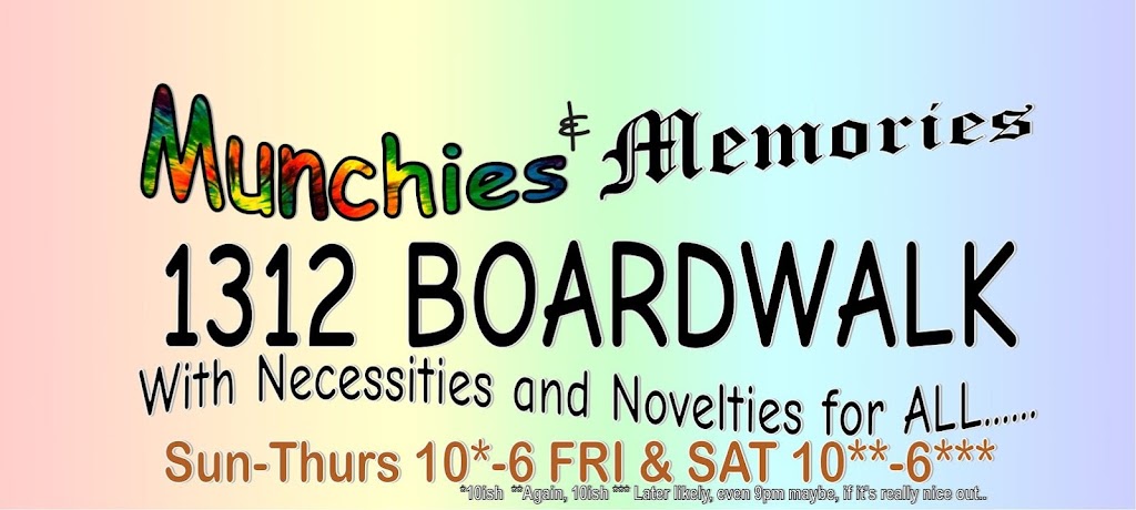 Munchies & Memories | 1312 Boardwalk, Ocean City, NJ 08226 | Phone: (609) 236-8729