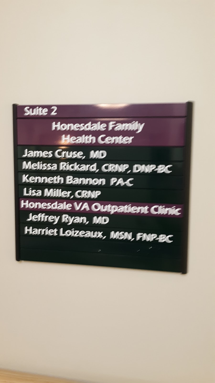 Honesdale Family Health Center | 600 Maple Ave #2, Honesdale, PA 18431 | Phone: (570) 251-6672