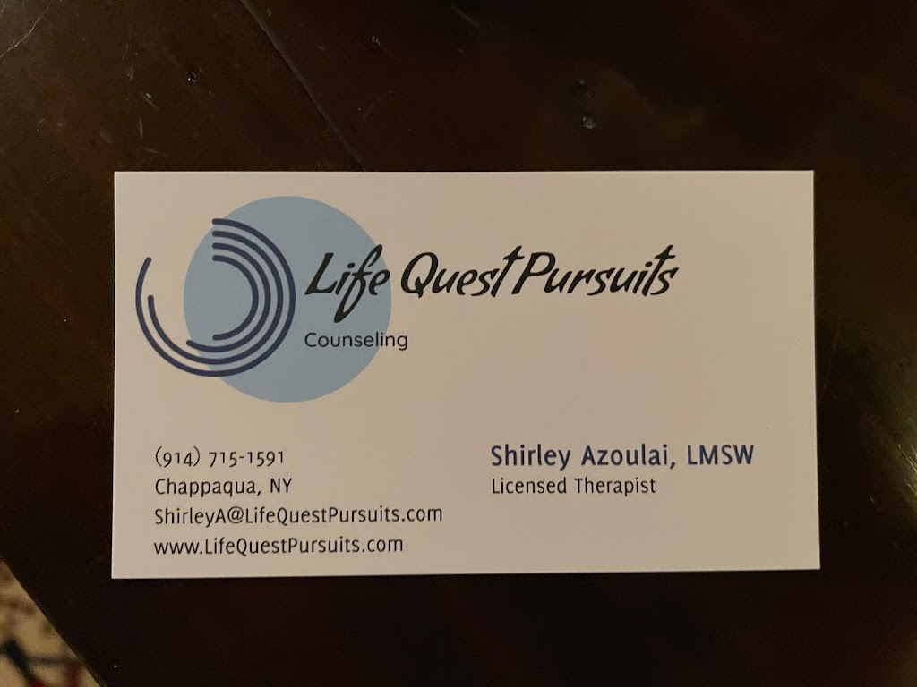 Life Quest Pursuits Counseling | 81 Hilltop Dr, Chappaqua, NY 10514 | Phone: (914) 715-1591