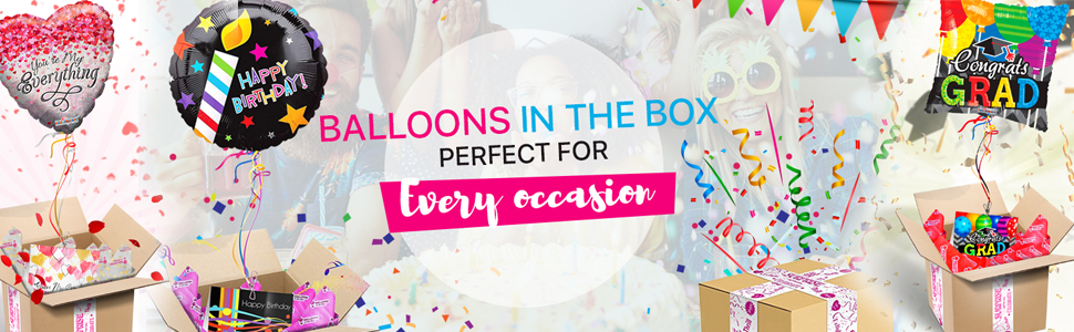 Balloons In The Box | 27 Muller Rd, Oakland, NJ 07436 | Phone: (201) 338-6680