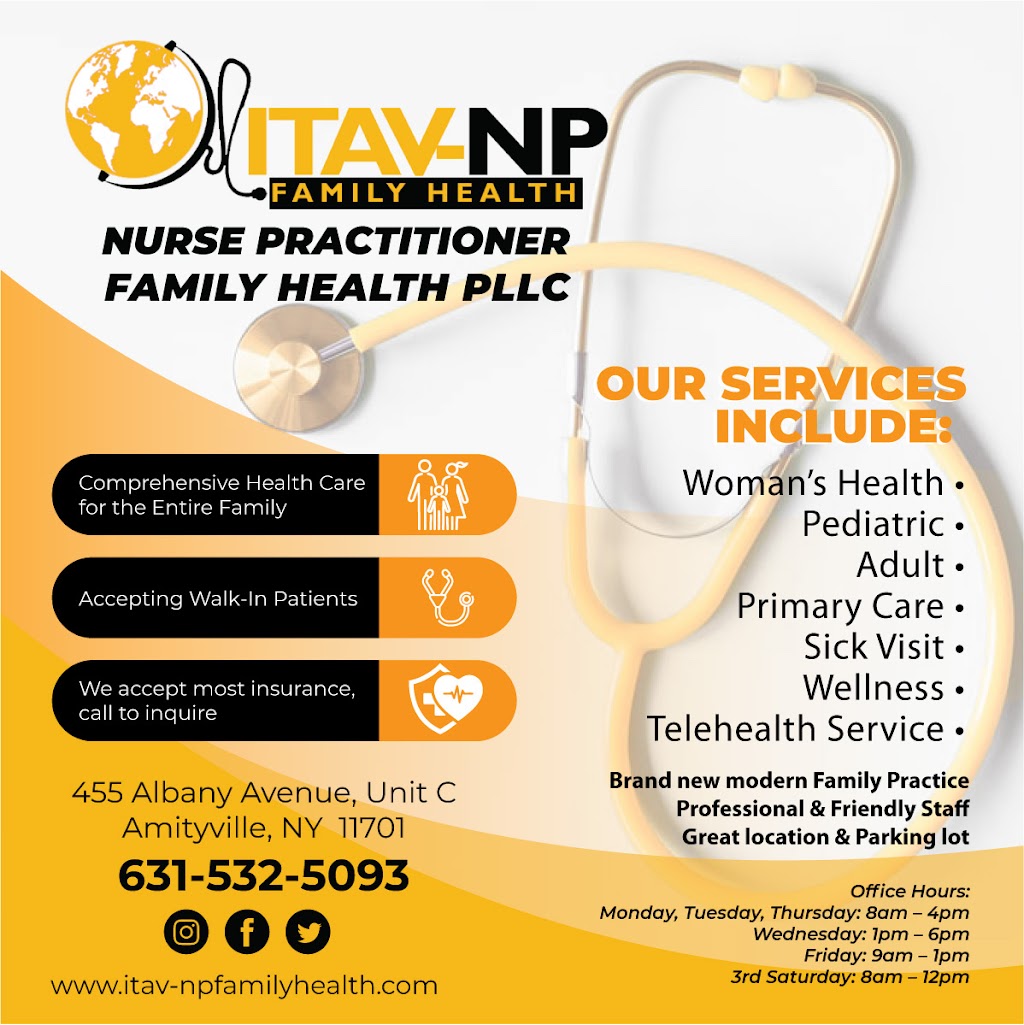 ITAV-Nurse Practitioner Family Health | 455 Albany Ave Unit C, Amityville, NY 11701 | Phone: (631) 532-5093
