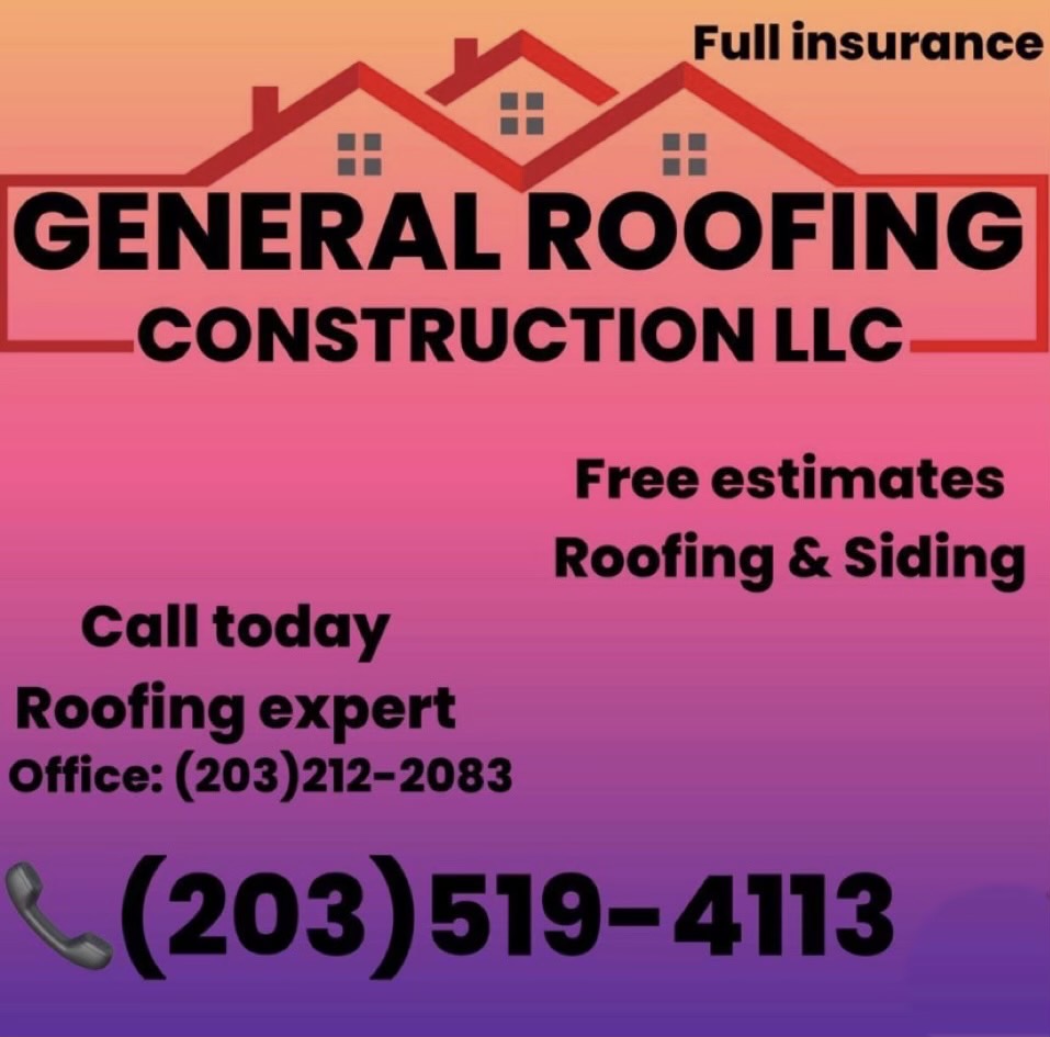 General Roofing Construction LLC | 50 Baldwin Ave, Waterbury, CT 06706 | Phone: (203) 519-4113