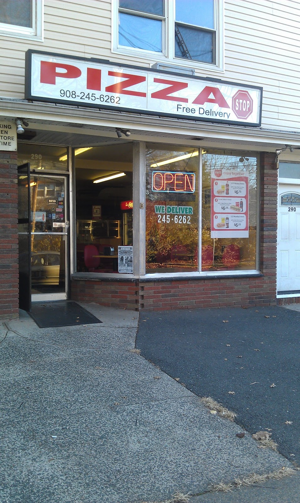 Pizza Stop Kenilworth | 290 S Michigan Ave, Kenilworth, NJ 07033 | Phone: (908) 245-6262