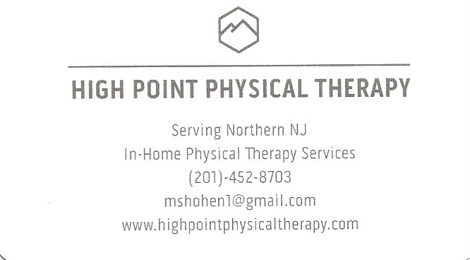 High Point Physical Therapy | 13 Ponderosa Trail, Sparta Township, NJ 07871 | Phone: (201) 452-8703