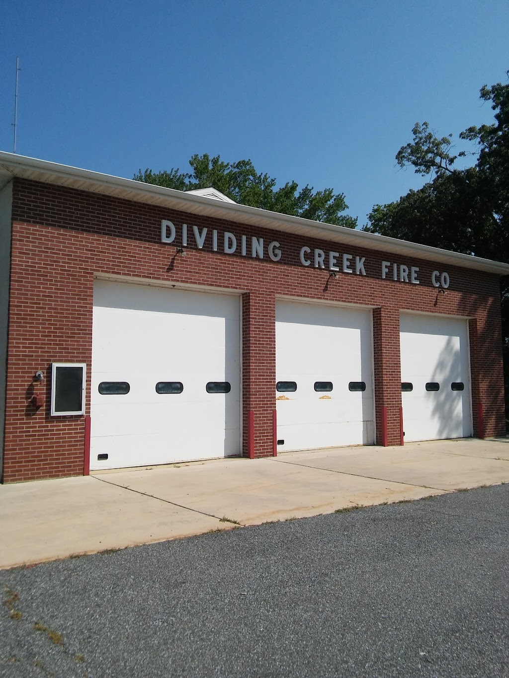 Dividing Creek Fire Company | 529 Church St, Dividing Creek, NJ 08315 | Phone: (856) 785-0190