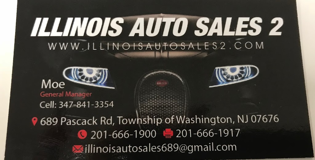 ILLINOIS AUTO SALES 2 | 689 Pascack Rd, Township of Washington, NJ 07676 | Phone: (201) 666-1900