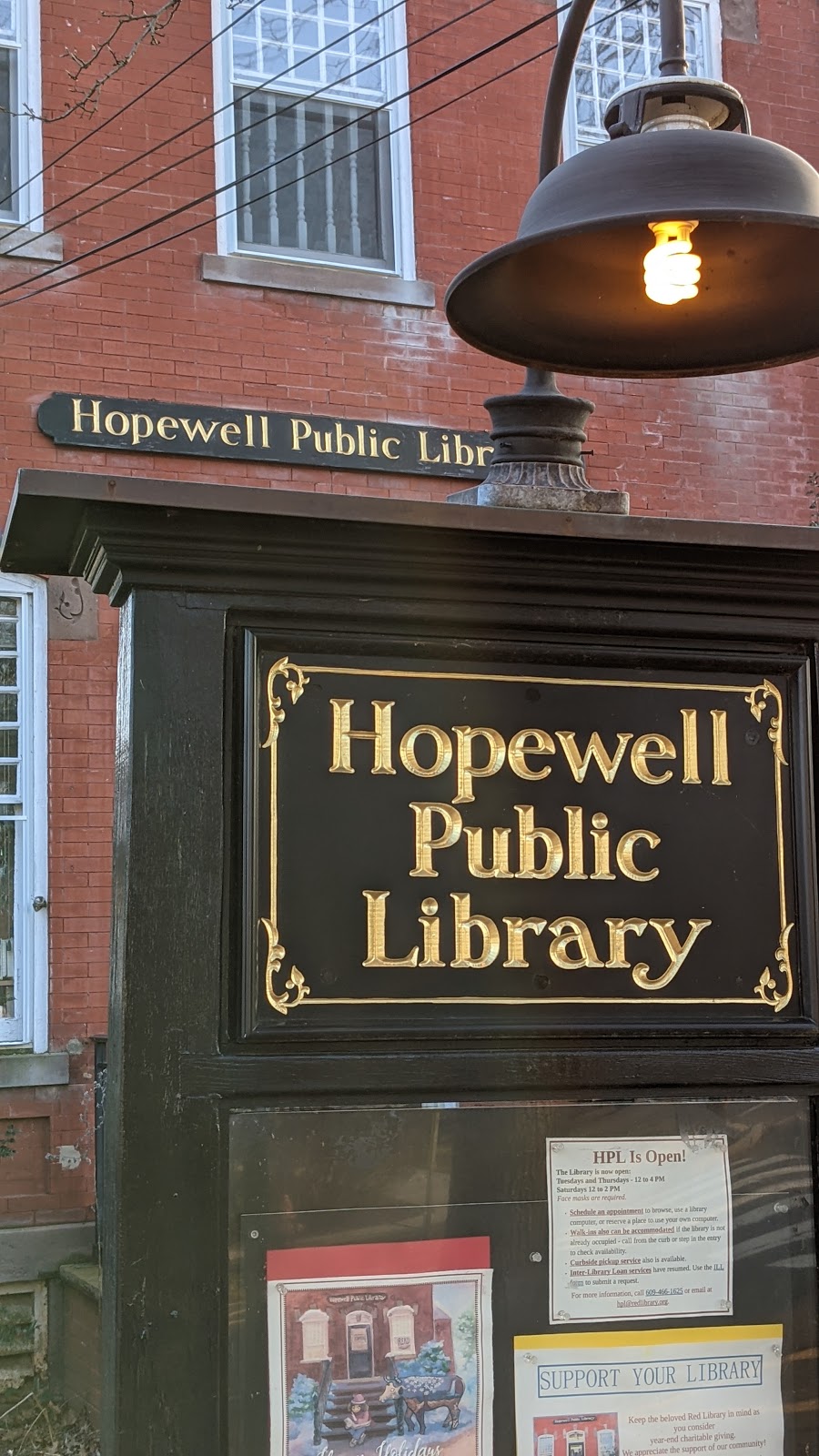 Hopewell Public Library | 13 E Broad St, Hopewell, NJ 08525 | Phone: (609) 466-1625