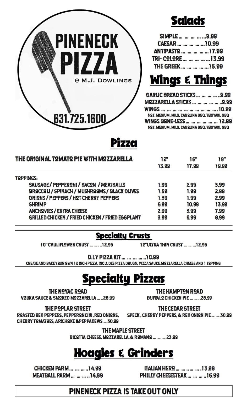 Pineneck Pizza | 3360 Noyack Rd, Sag Harbor, NY 11963 | Phone: (631) 725-1600