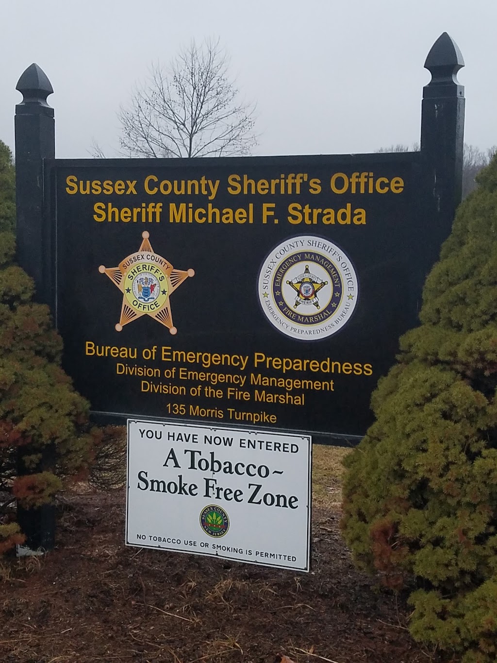 Sussex County Emergency Operations Center | 135 Morris Turnpike, Branchville, NJ 07826 | Phone: (973) 940-5500