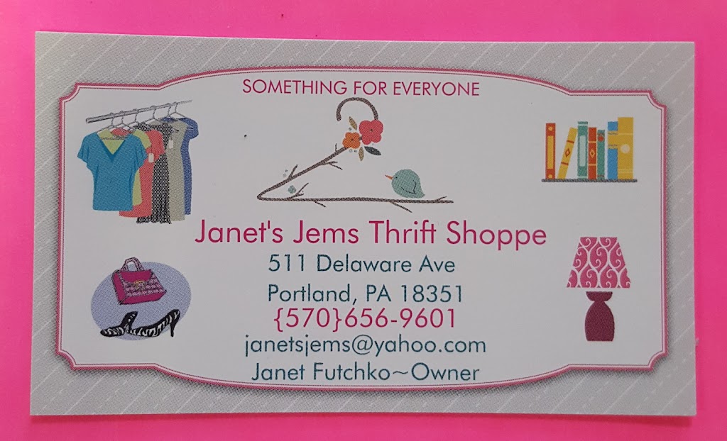Janets Jems | 511 Delaware Ave, Portland, PA 18351 | Phone: (570) 656-9601