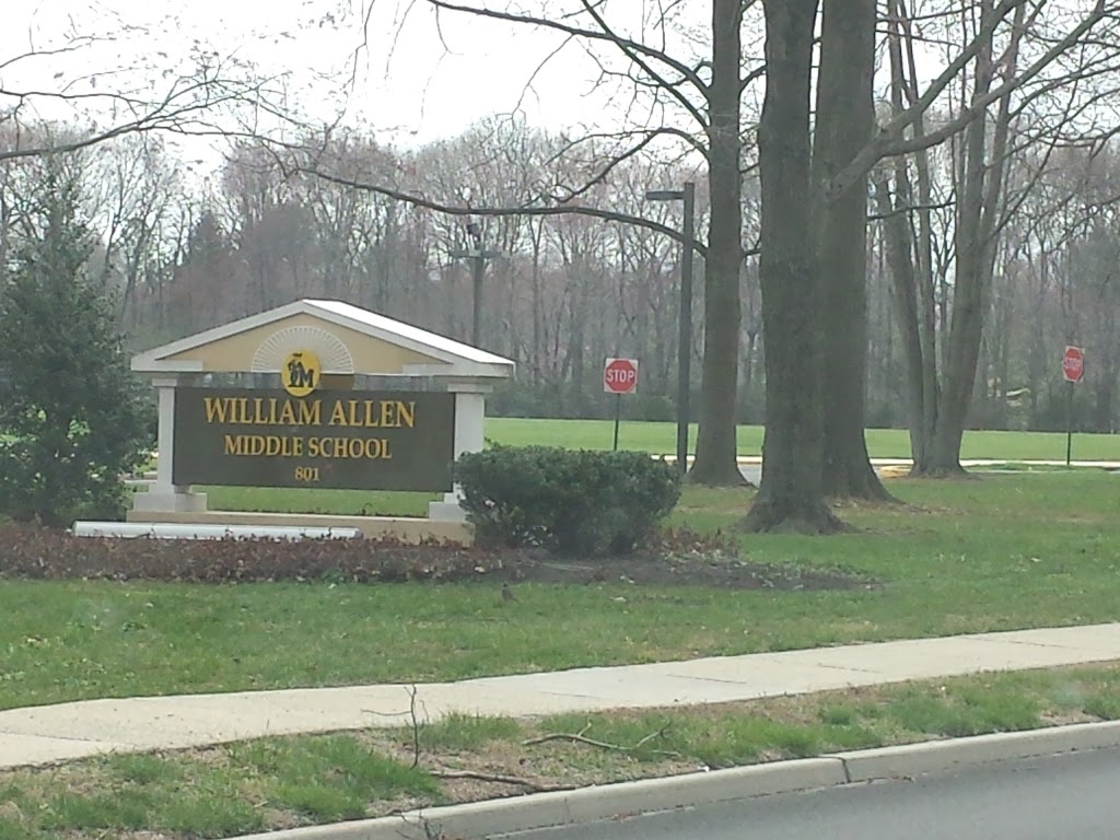 William W Allen Middle School | 801 N Stanwick Rd, Moorestown, NJ 08057 | Phone: (856) 778-6620