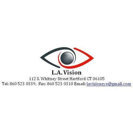 L.A. Vision LLC | 112 S Whitney St #1, Hartford, CT 06105 | Phone: (860) 523-0339