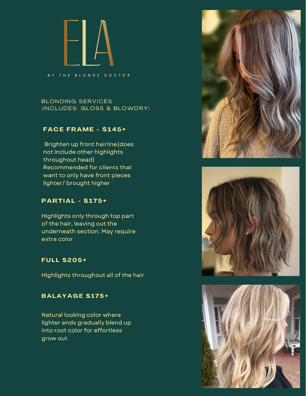 Ela by The Blonde Doctor | 1550 Boston Post Rd Suite 4, Old Saybrook, CT 06475 | Phone: (860) 876-3467