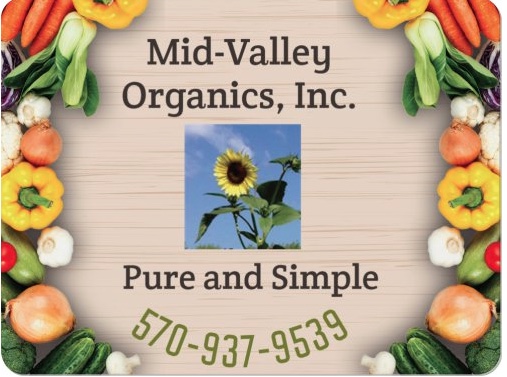Mid Valley Organics, Inc. | 13 Cortez Rd, Lake Ariel, PA 18436 | Phone: (570) 937-9539
