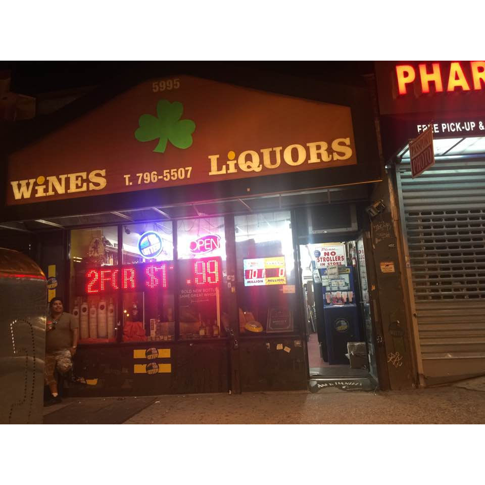 Shamrock Wines & Liquors | 5995 Broadway, The Bronx, NY 10471 | Phone: (718) 796-5507