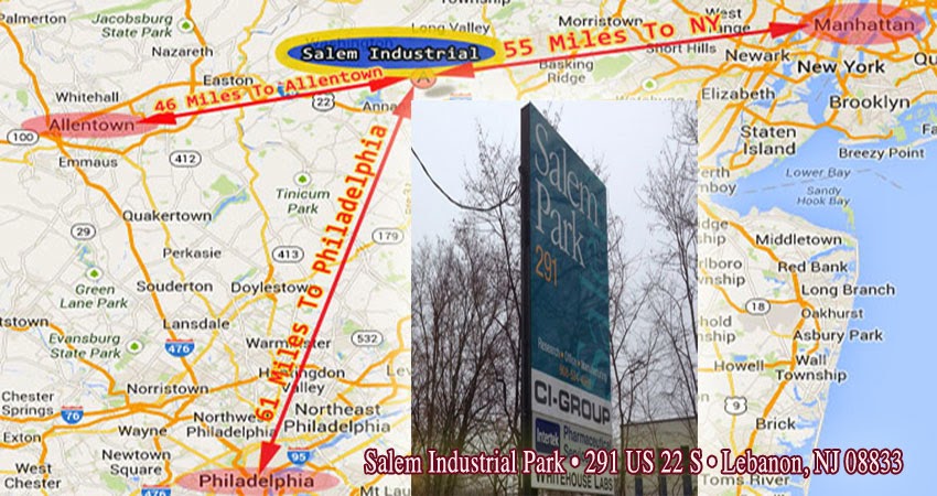 Salem Industrial Park | 291 US-22, Lebanon, NJ 08833 | Phone: (908) 534-4569