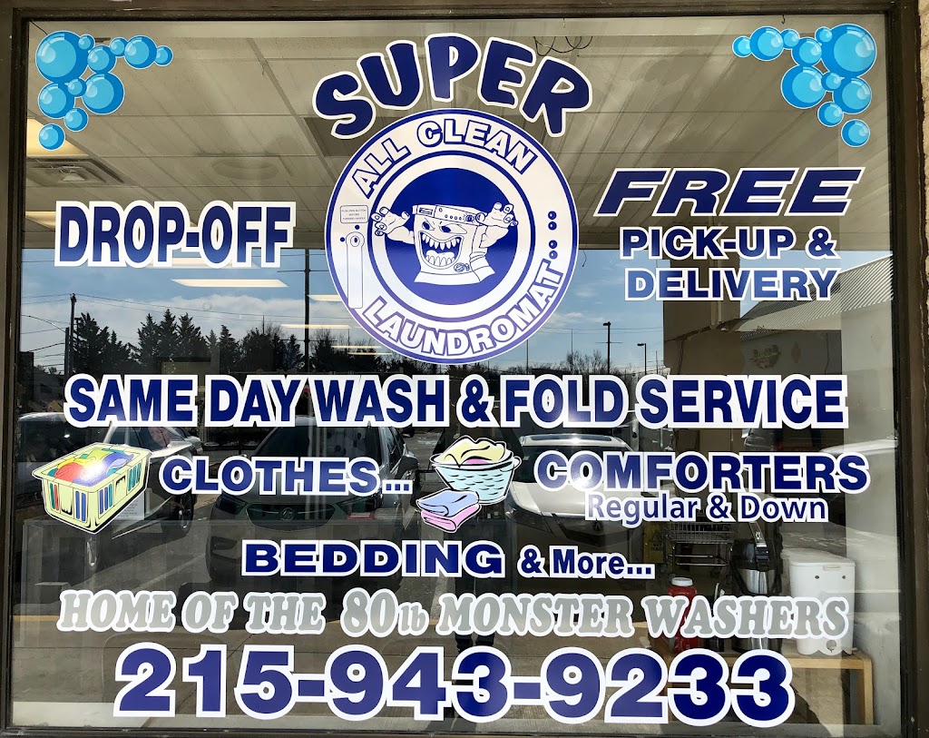 All Clean Super Laundromat | 2349 Bristol Rd, Bensalem, PA 19020 | Phone: (215) 943-9233