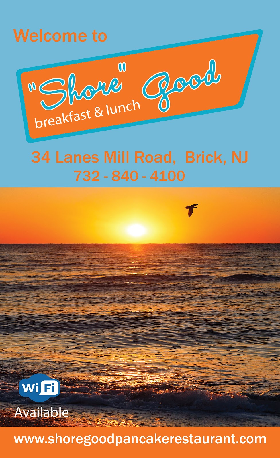 Shore Good Pancake House | 34 Lanes Mill Rd #1, Brick Township, NJ 08724 | Phone: (732) 840-4100