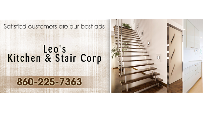 Leos Kitchen & Stair Corp. | 48 John St, New Britain, CT 06051 | Phone: (860) 225-7363
