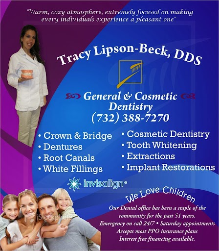 Lipson-Beck Tracy DDS | 6 Morningside Rd Suite #1, Colonia, NJ 07067 | Phone: (732) 388-7270