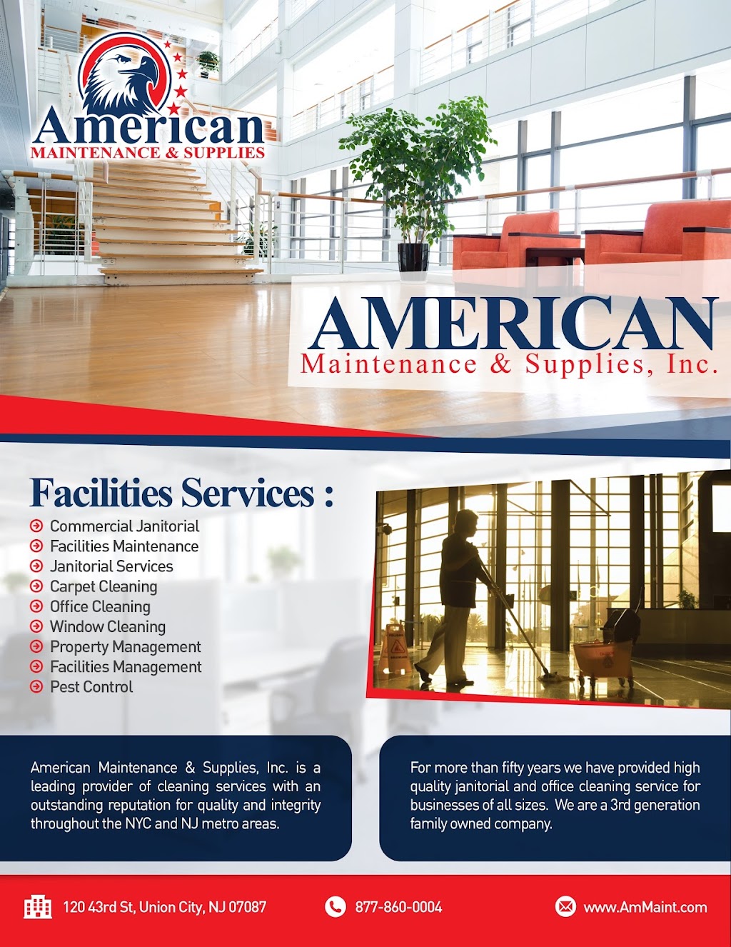 American Maintenance & Supplies, Inc. | 596 NY-303, Blauvelt, NY 10913 | Phone: (877) 860-0004