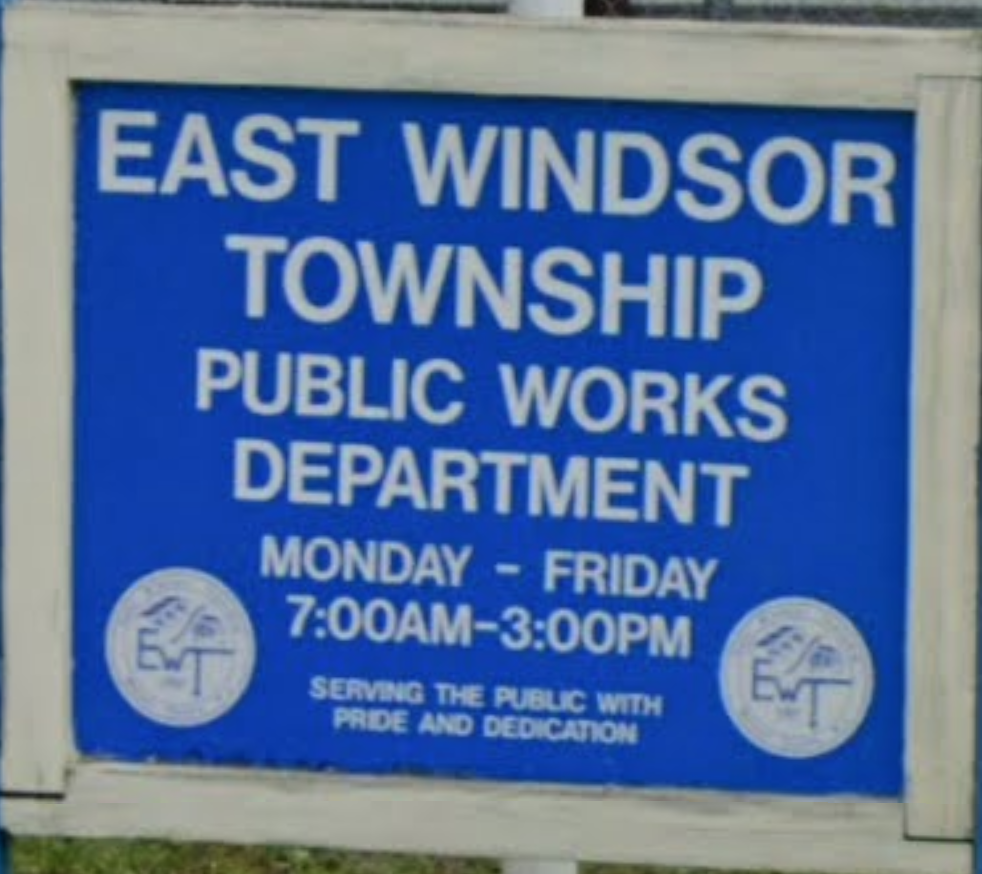 East Windsor Township Public Works Department | 309 Ward St, East Windsor, NJ 08520 | Phone: (609) 443-4000 ext. 215