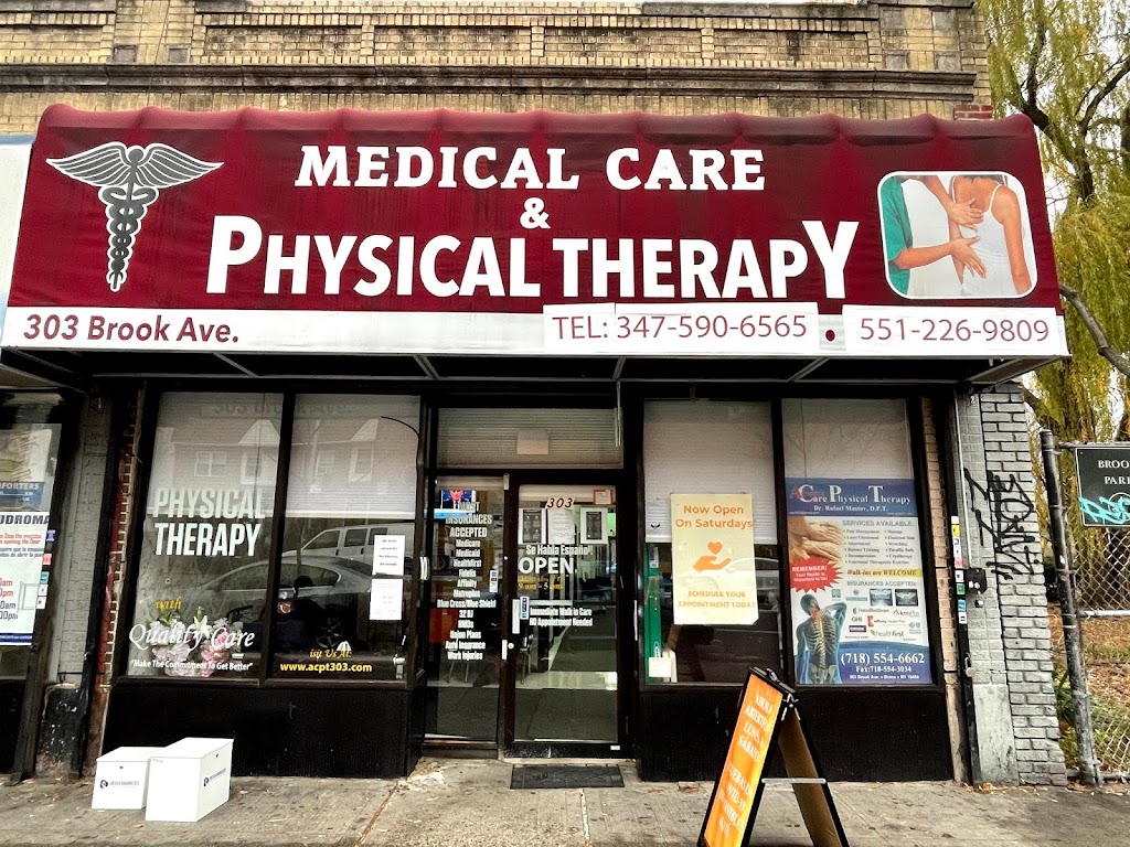 Comfort Care Physical Therapy Rehabilitation P.C. | 303 Brook Ave, The Bronx, NY 10454 | Phone: (347) 590-6565