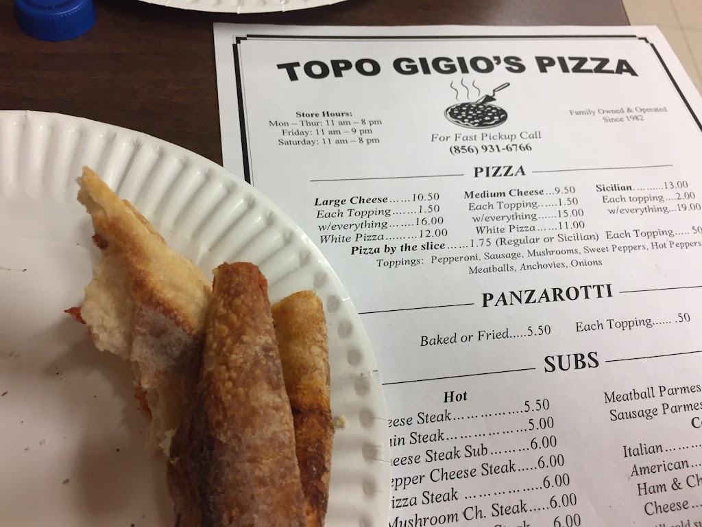 Topo Gigio Pizza | 984 Creek Rd, Bellmawr, NJ 08031 | Phone: (856) 931-6766