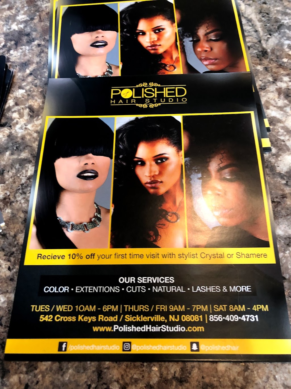 Polished Hair Studio | 542 Berlin - Cross Keys Rd, Sicklerville, NJ 08081 | Phone: (856) 409-4731